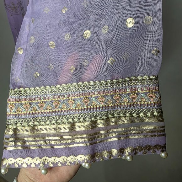 Sapphire Shalwar Kameez (2pcs) Pakistani / Indian Suit Small - Picture 4 of 5